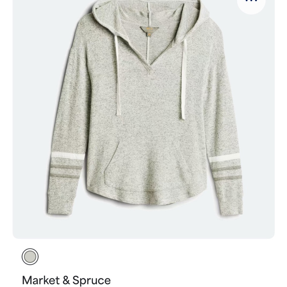 Market & Spruce Heather Gray Women's Hoodie